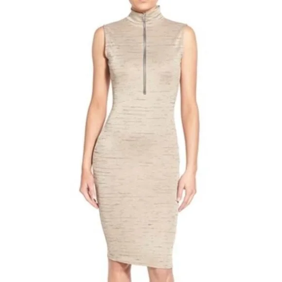 Missguided Body-Con Futurism Sleeveless Dress Women's Sz 10 - Picture 1 of 7